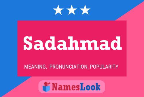 ملصق اسم Sadahmad