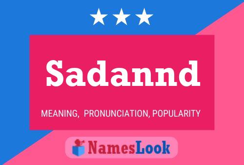 ملصق اسم Sadannd