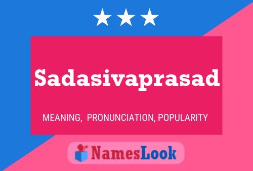 ملصق اسم Sadasivaprasad