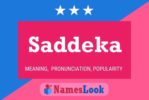 ملصق اسم Saddeka