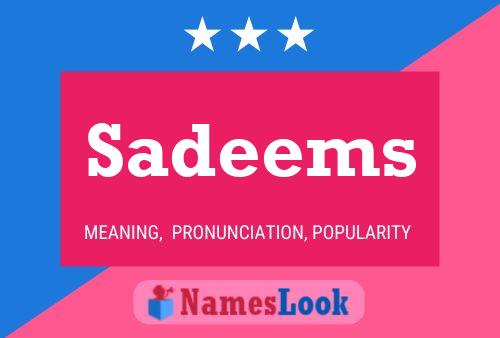 ملصق اسم Sadeems