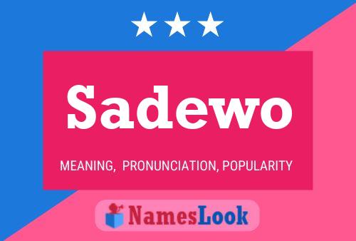 ملصق اسم Sadewo