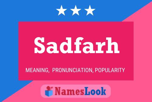 ملصق اسم Sadfarh