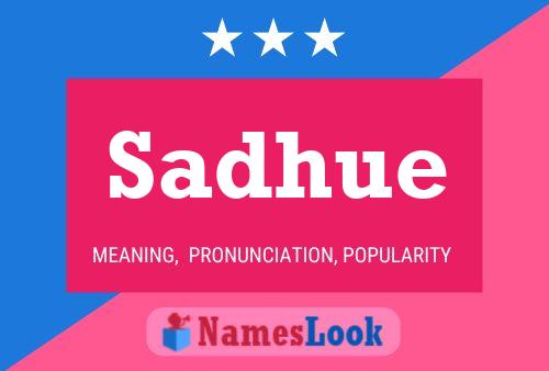 ملصق اسم Sadhue