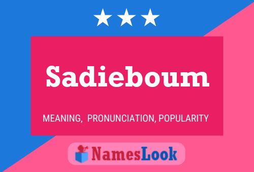 ملصق اسم Sadieboum