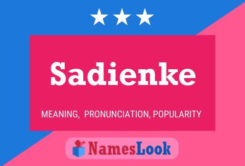 ملصق اسم Sadienke