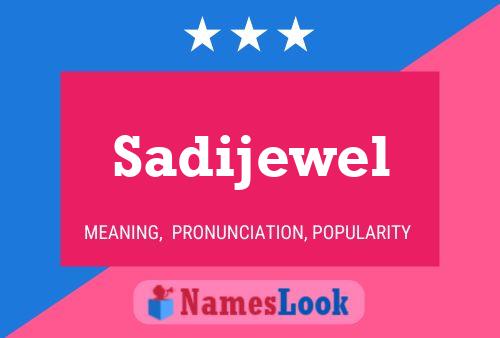 ملصق اسم Sadijewel