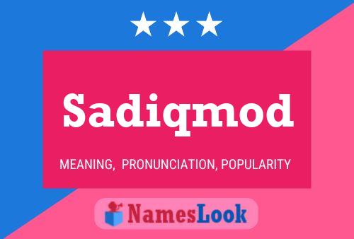 ملصق اسم Sadiqmod