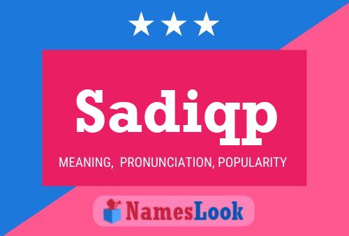 ملصق اسم Sadiqp