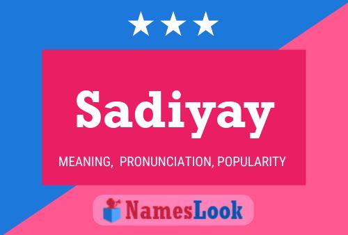 ملصق اسم Sadiyay