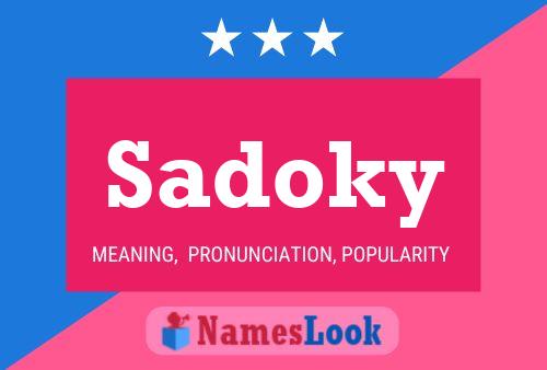 ملصق اسم Sadoky