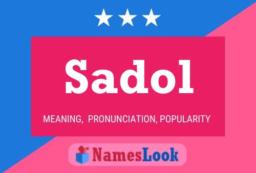 ملصق اسم Sadol