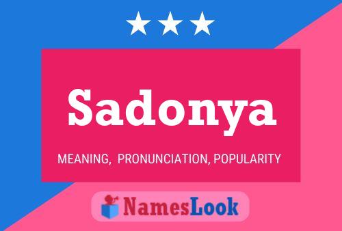 ملصق اسم Sadonya