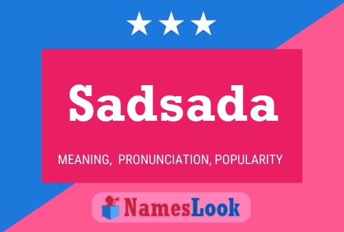 ملصق اسم Sadsada