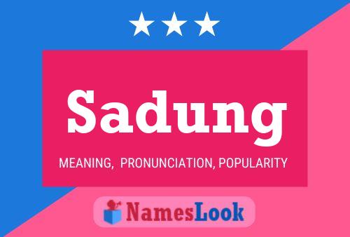 ملصق اسم Sadung