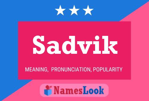 ملصق اسم Sadvik