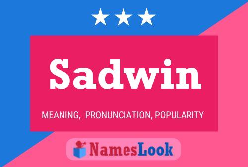 ملصق اسم Sadwin