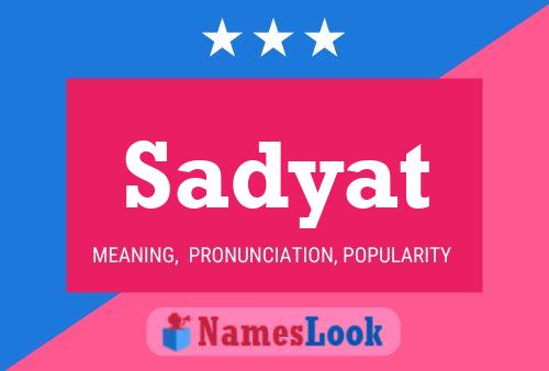 ملصق اسم Sadyat