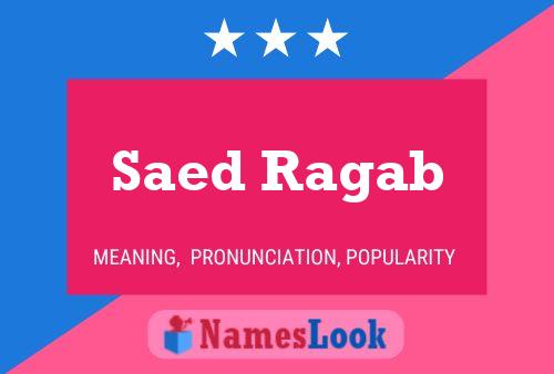 ملصق اسم Saed Ragab