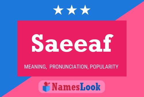 ملصق اسم Saeeaf