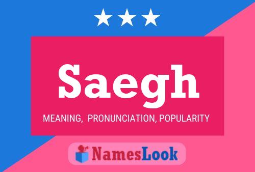 ملصق اسم Saegh