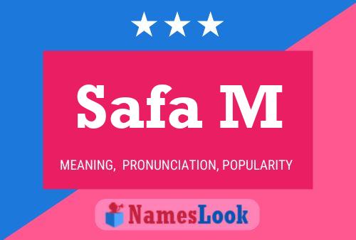 ملصق اسم Safa M