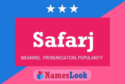 ملصق اسم Safarj