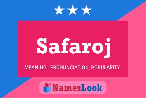 ملصق اسم Safaroj