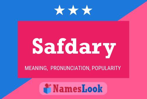 ملصق اسم Safdary