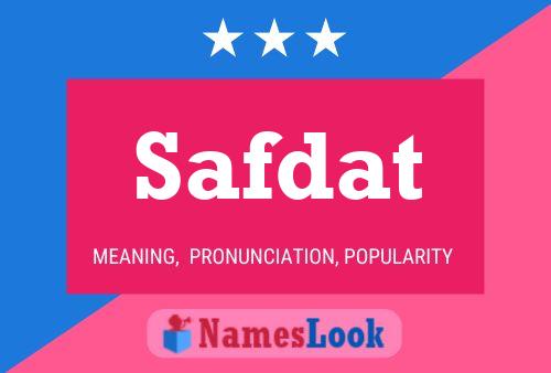 ملصق اسم Safdat