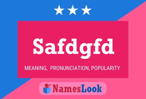 ملصق اسم Safdgfd