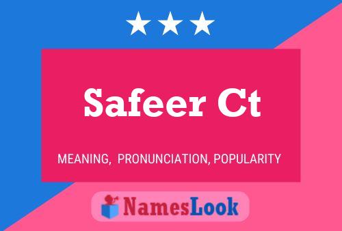 ملصق اسم Safeer Ct