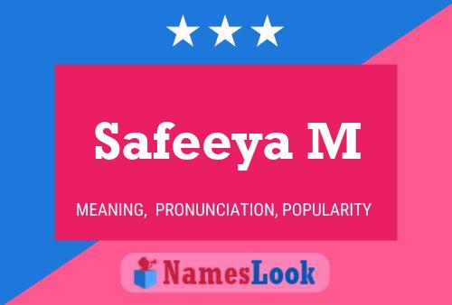 ملصق اسم Safeeya M