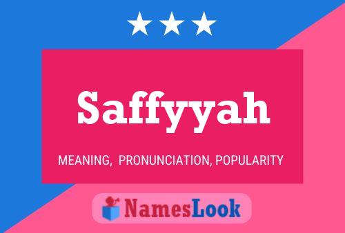 ملصق اسم Saffyyah