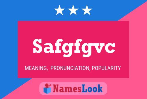 ملصق اسم Safgfgvc