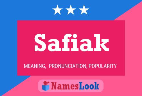 ملصق اسم Safiak