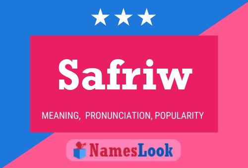 ملصق اسم Safriw