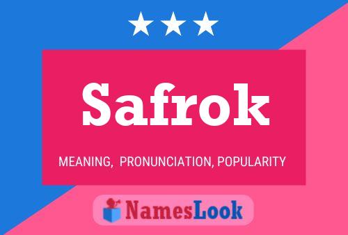 ملصق اسم Safrok