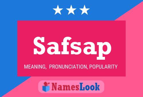 ملصق اسم Safsap