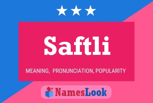 ملصق اسم Saftli