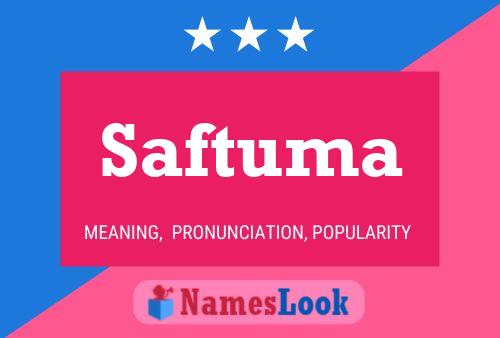 ملصق اسم Saftuma