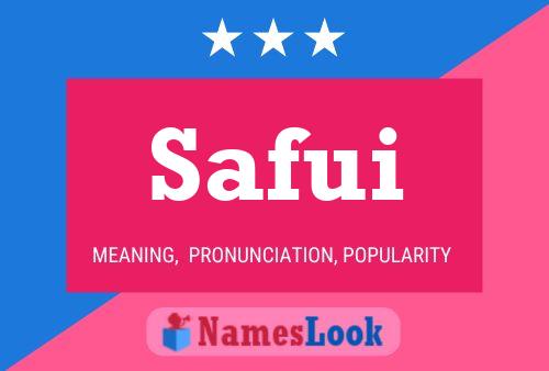 ملصق اسم Safui