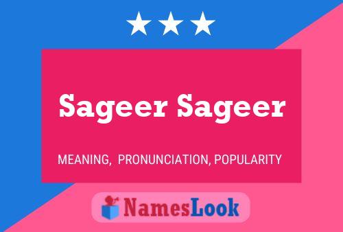 ملصق اسم Sageer Sageer