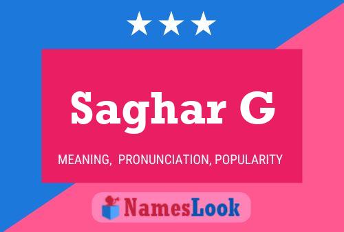 ملصق اسم Saghar G