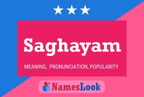 ملصق اسم Saghayam