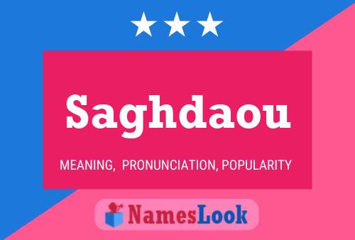 ملصق اسم Saghdaou