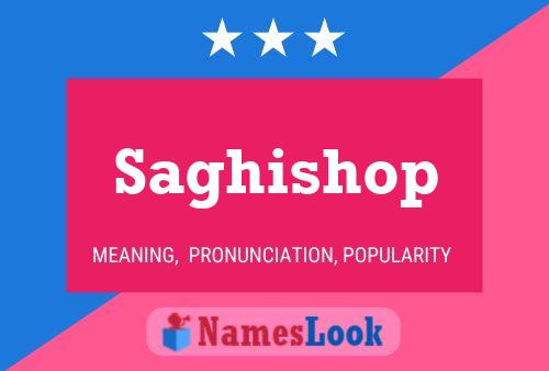 ملصق اسم Saghishop