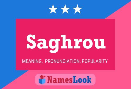 ملصق اسم Saghrou