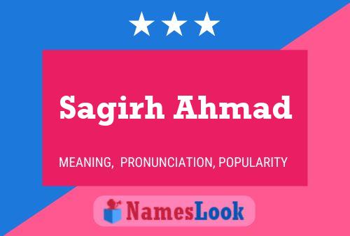 ملصق اسم Sagirh Ahmad