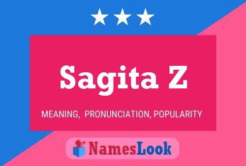 ملصق اسم Sagita Z